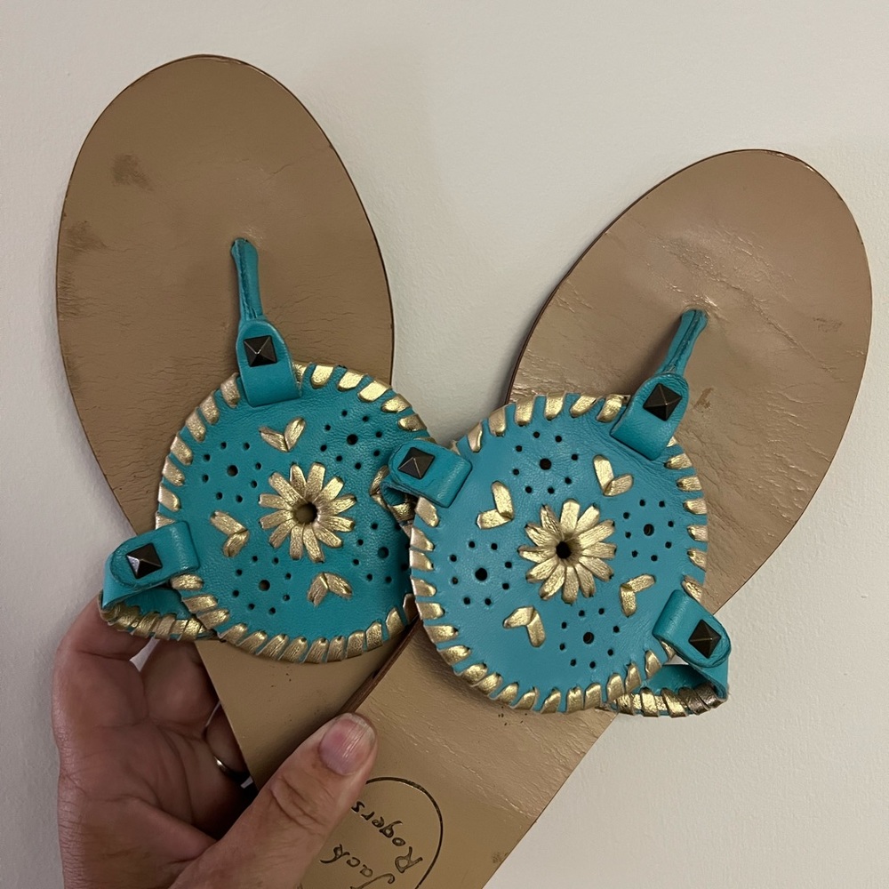 Ladies Size 9 Jack Rodgers Sandals. Great used condition
